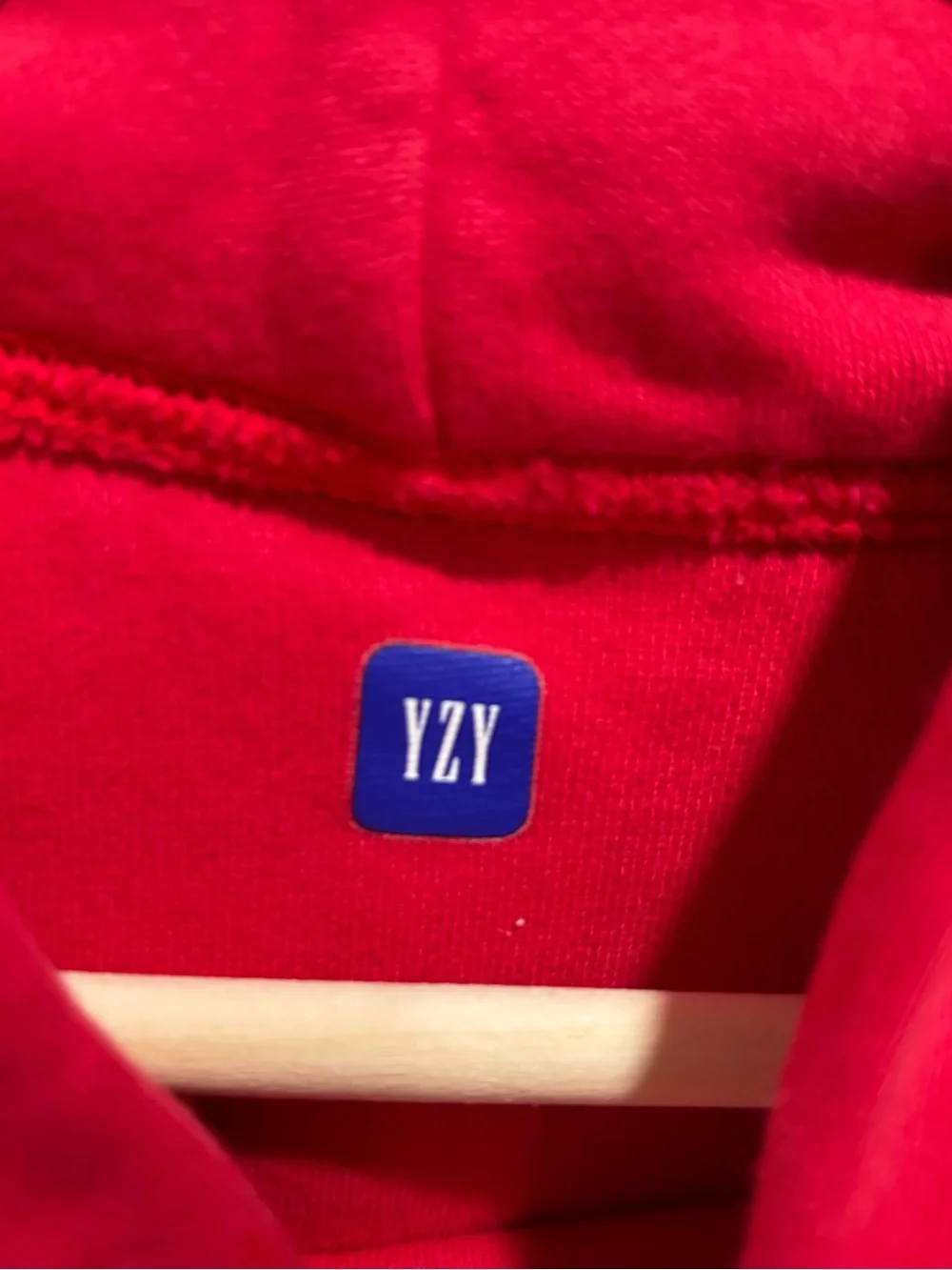 Yeezy Gap / Kayne West Red double layered hoodie size kids Large